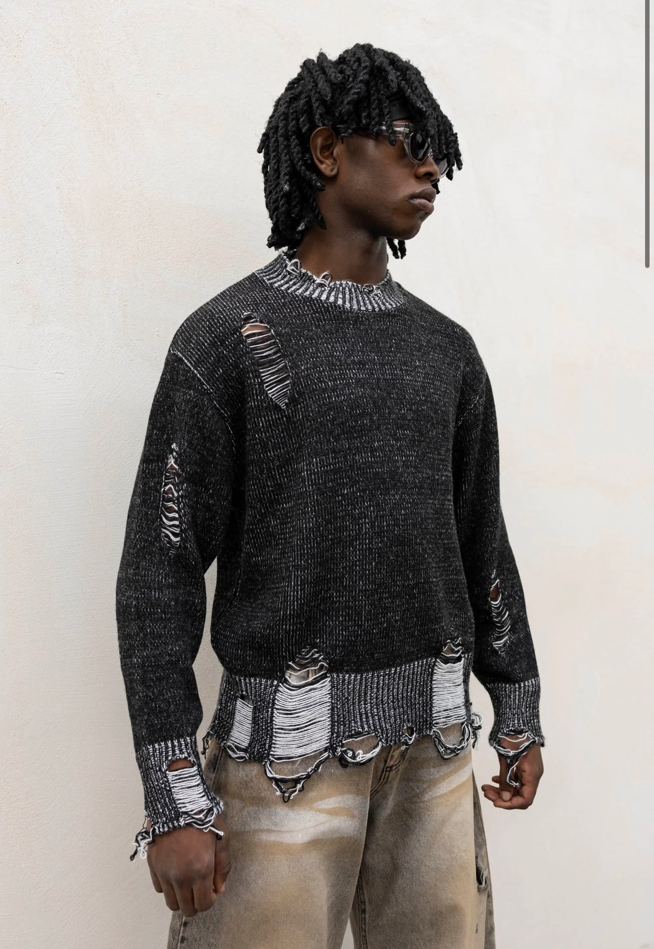 Maglione Devotion Nero - High Drip Studios