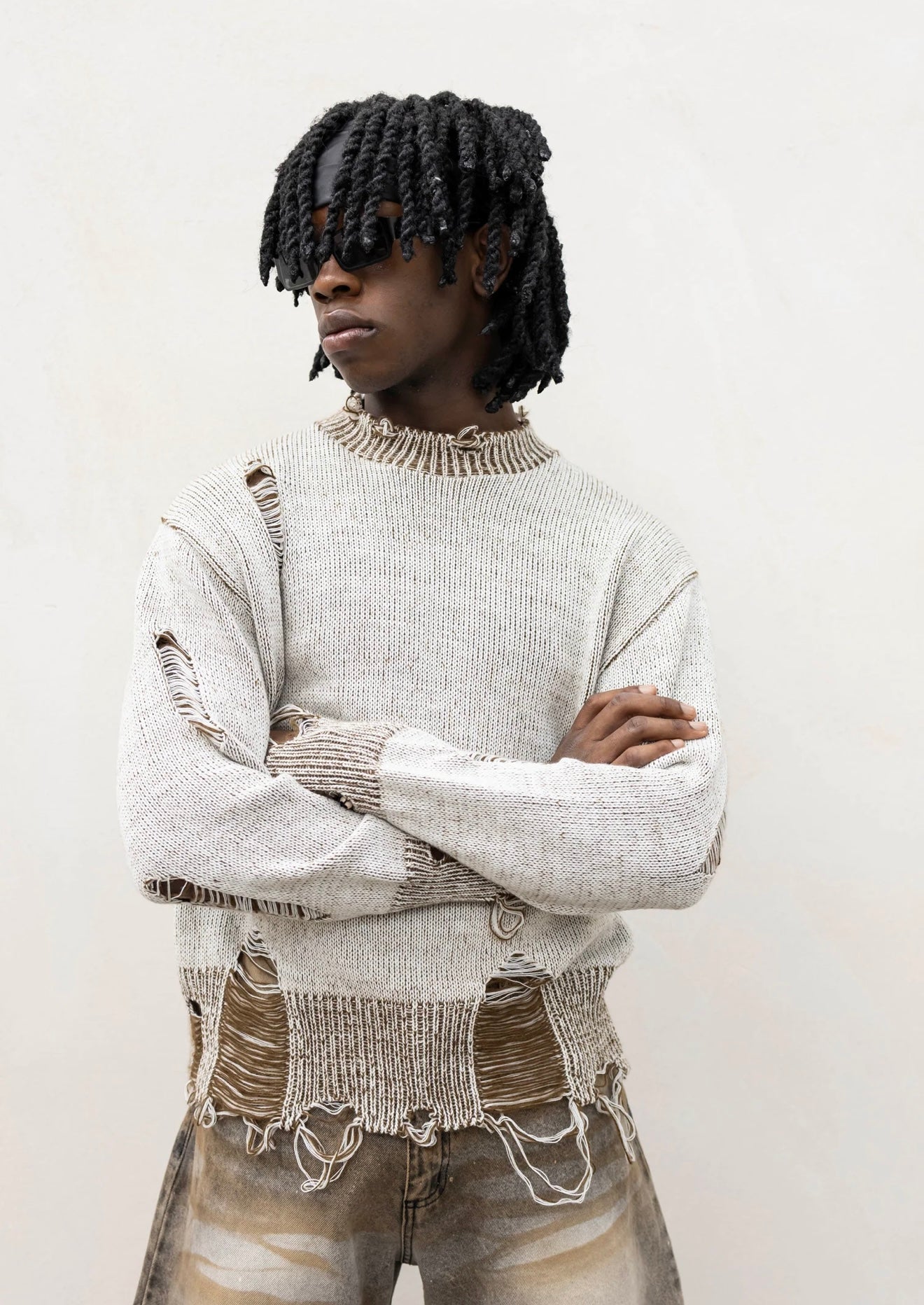 Maglione Devotion Crema - High Drip Studios