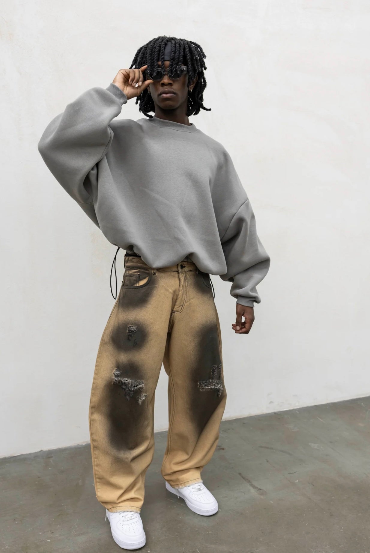 Balloon Denim Black - High Drip Studios