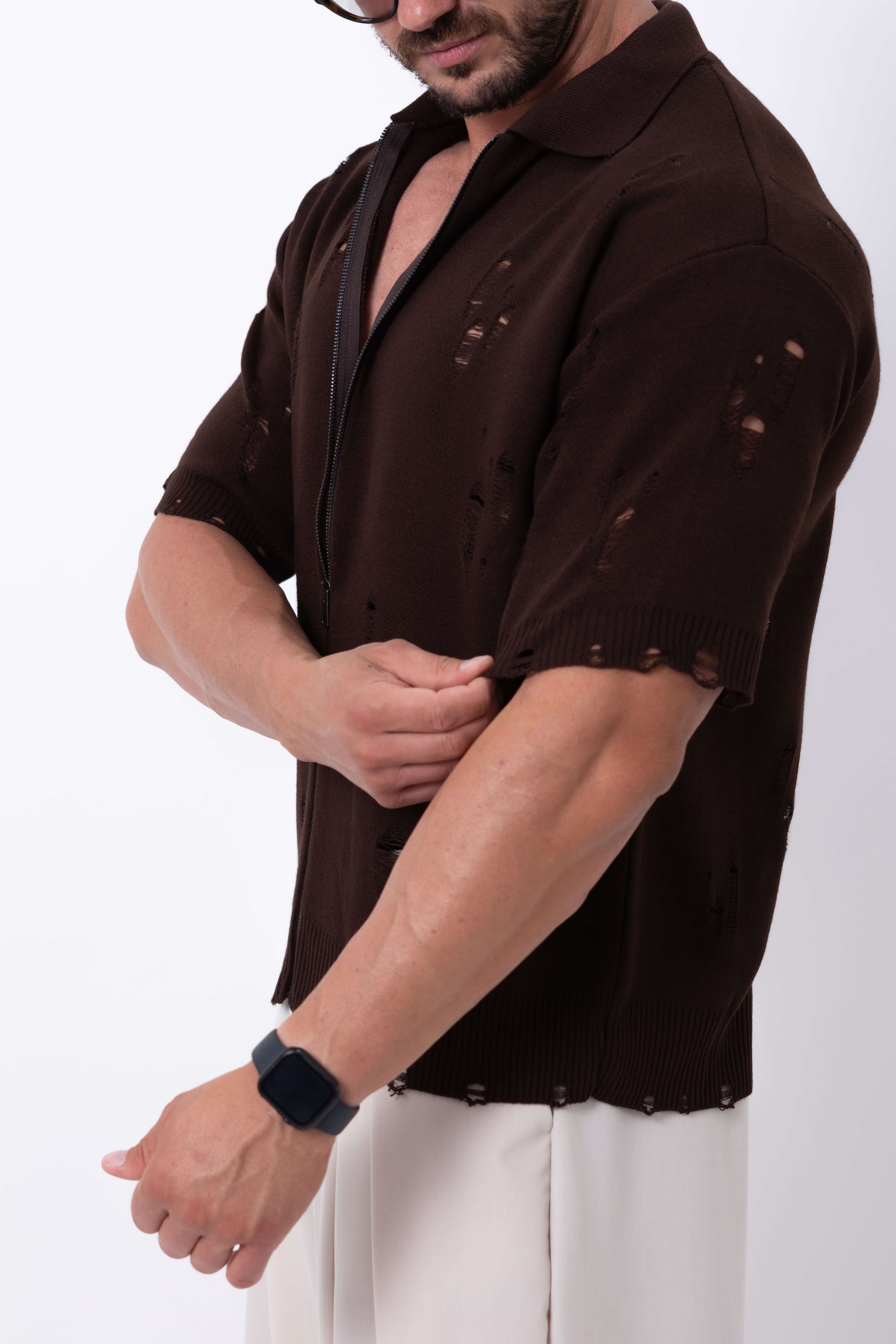 Cardigan Destroyed - High Drip Studios