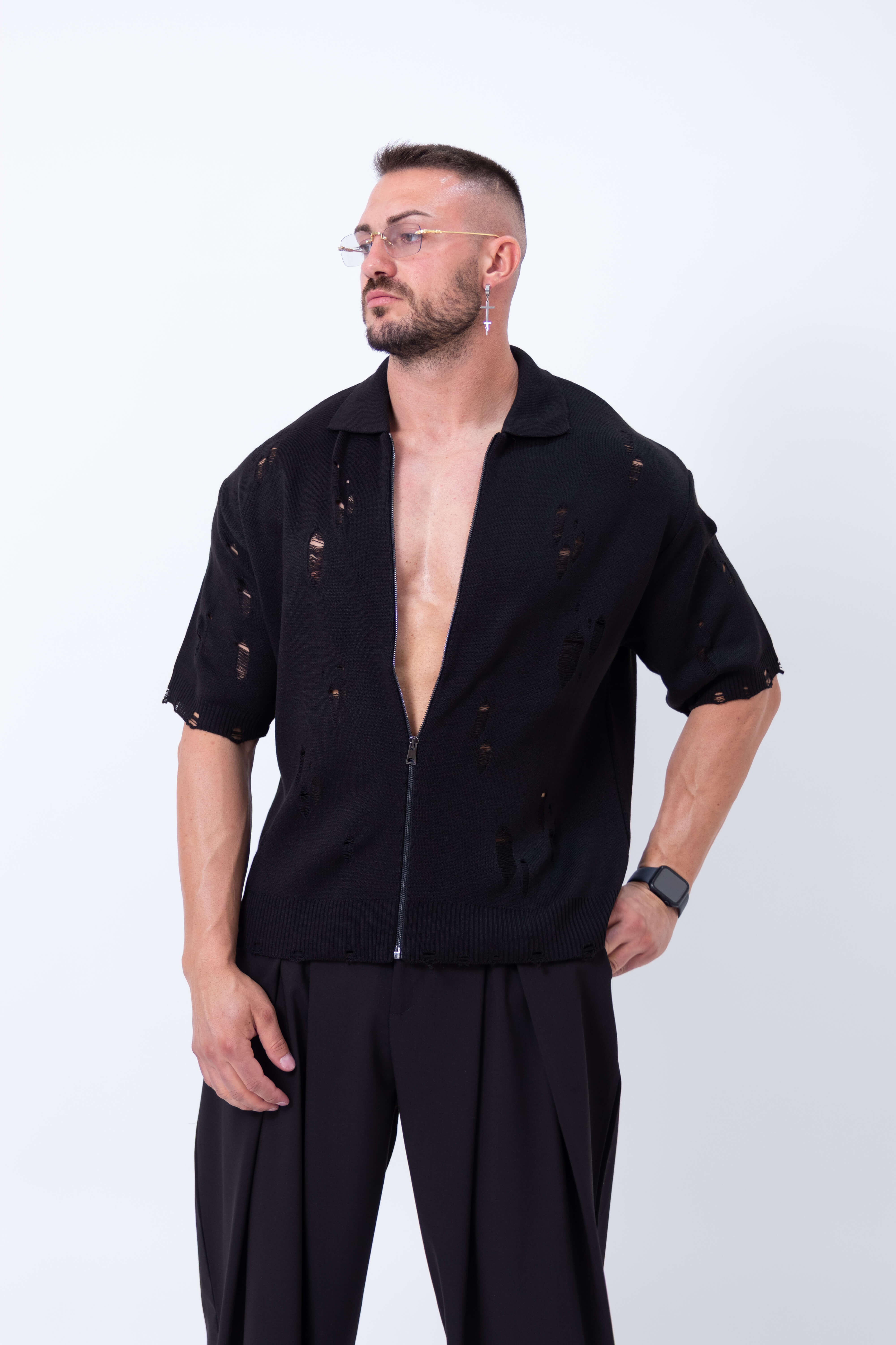 Cardigan Destroyed - High Drip Studios