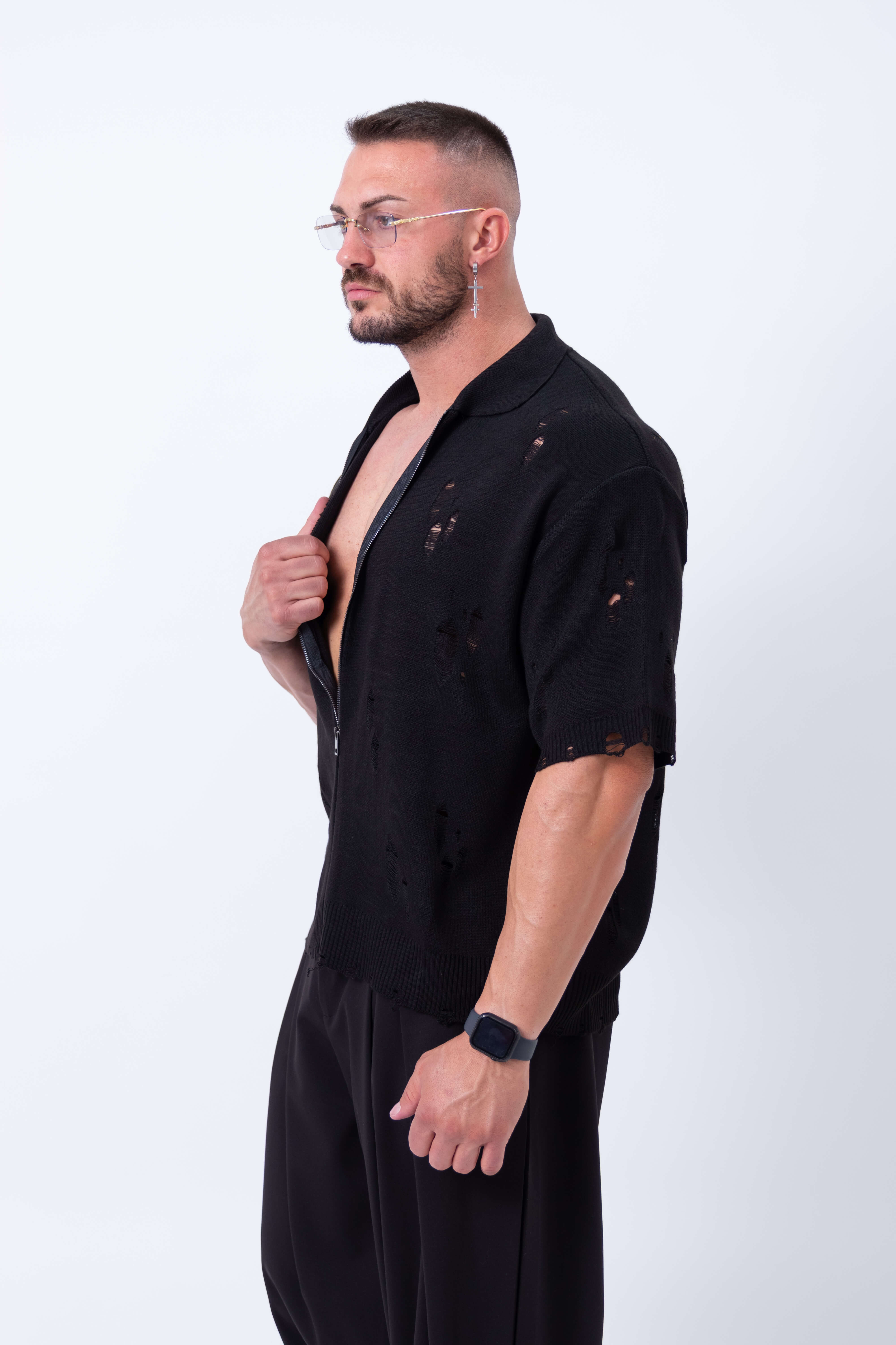 Cardigan Destroyed - High Drip Studios