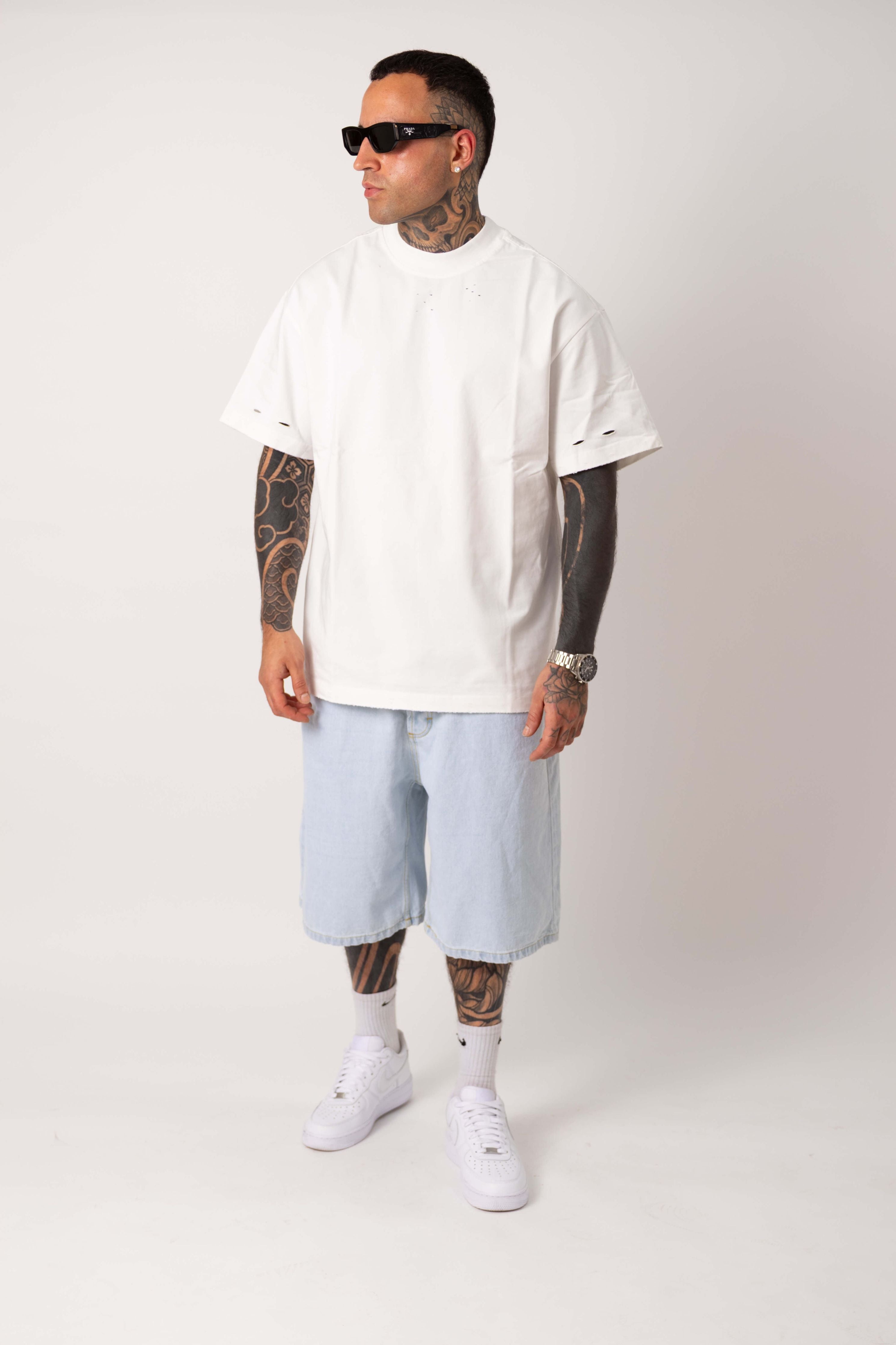 T-Shirt Peace Bianca - High Drip Studios