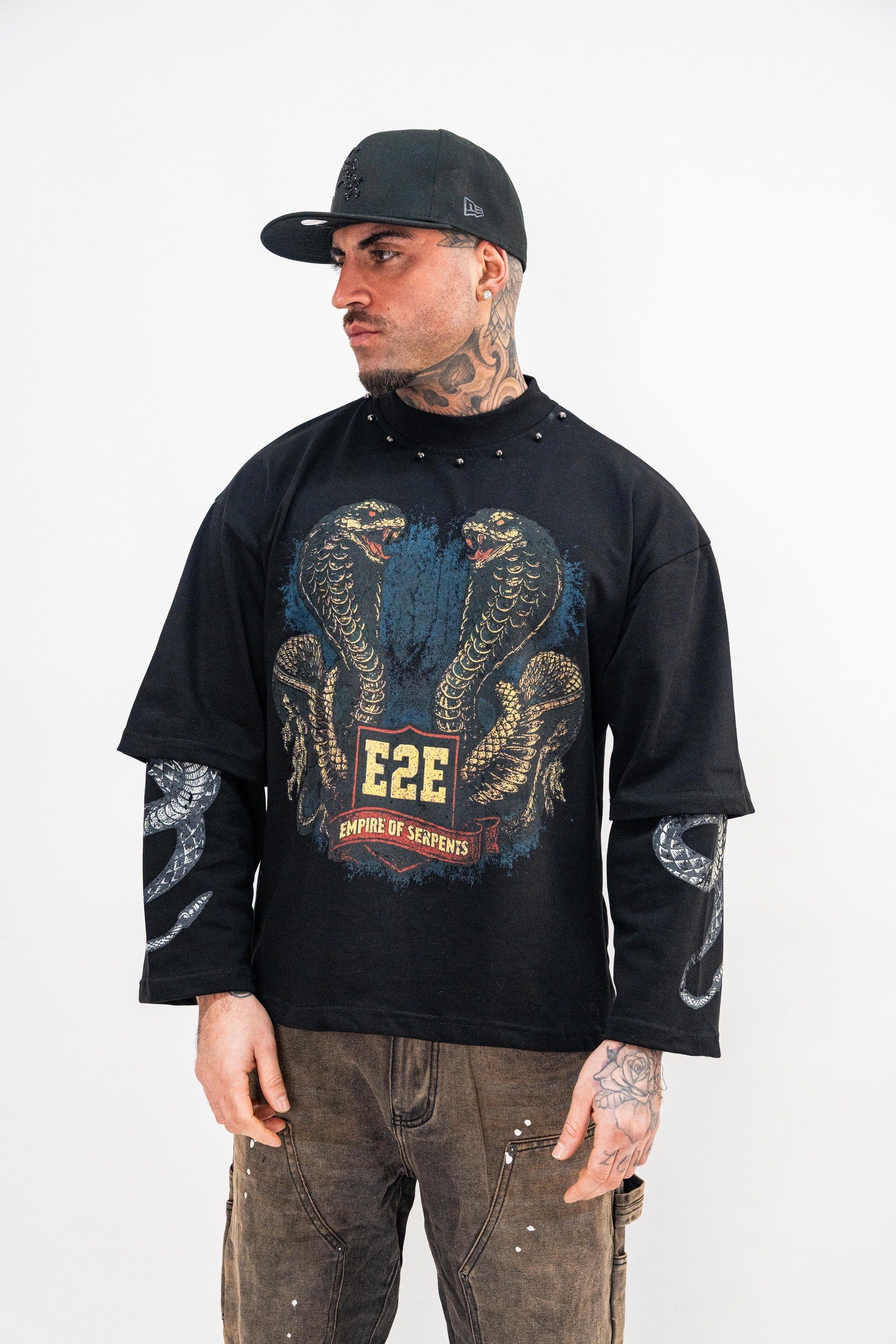 Double Sleeve Snake Nera - High Drip Studios