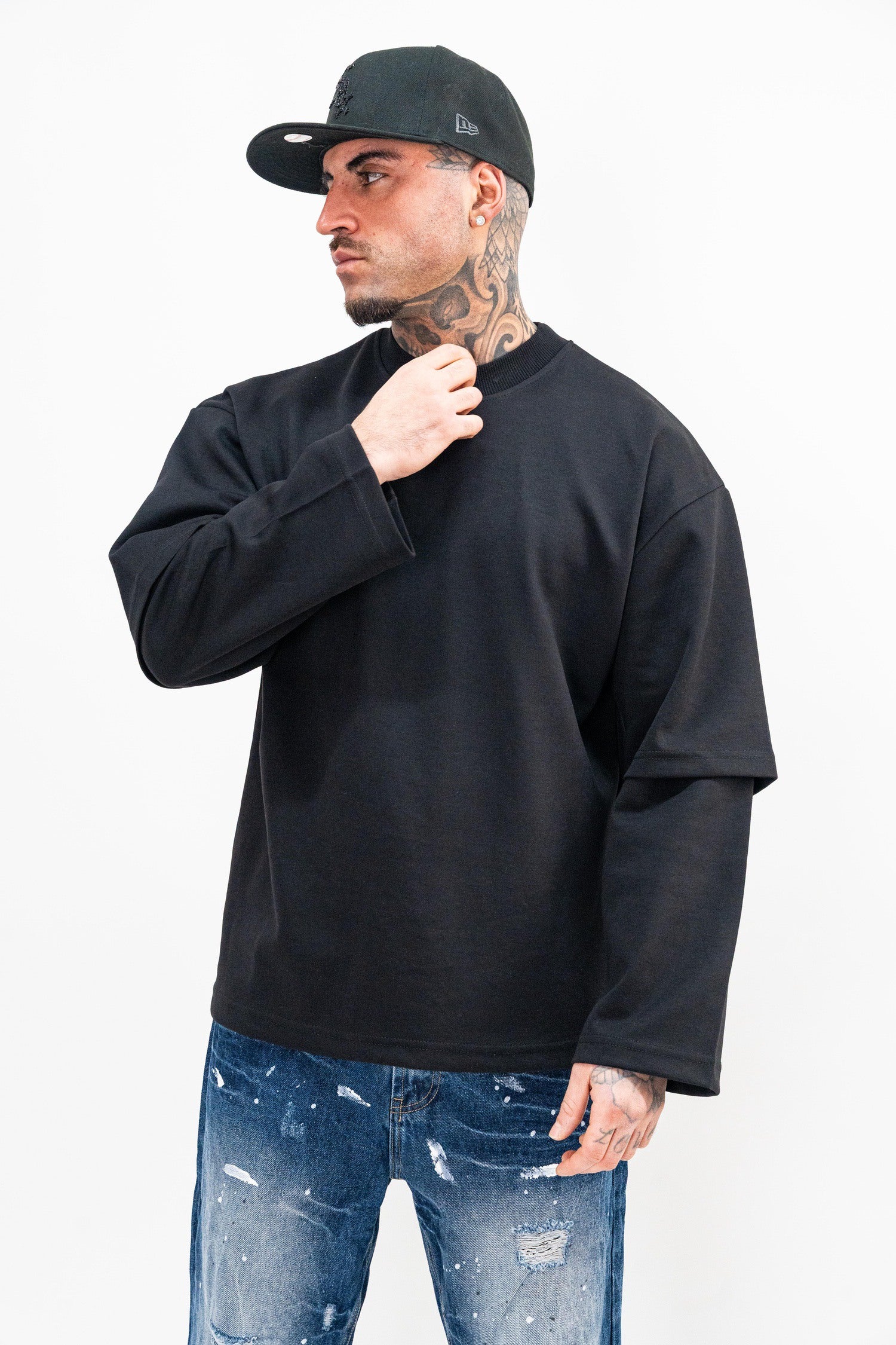 Double Sleeve Nero - High Drip Studios