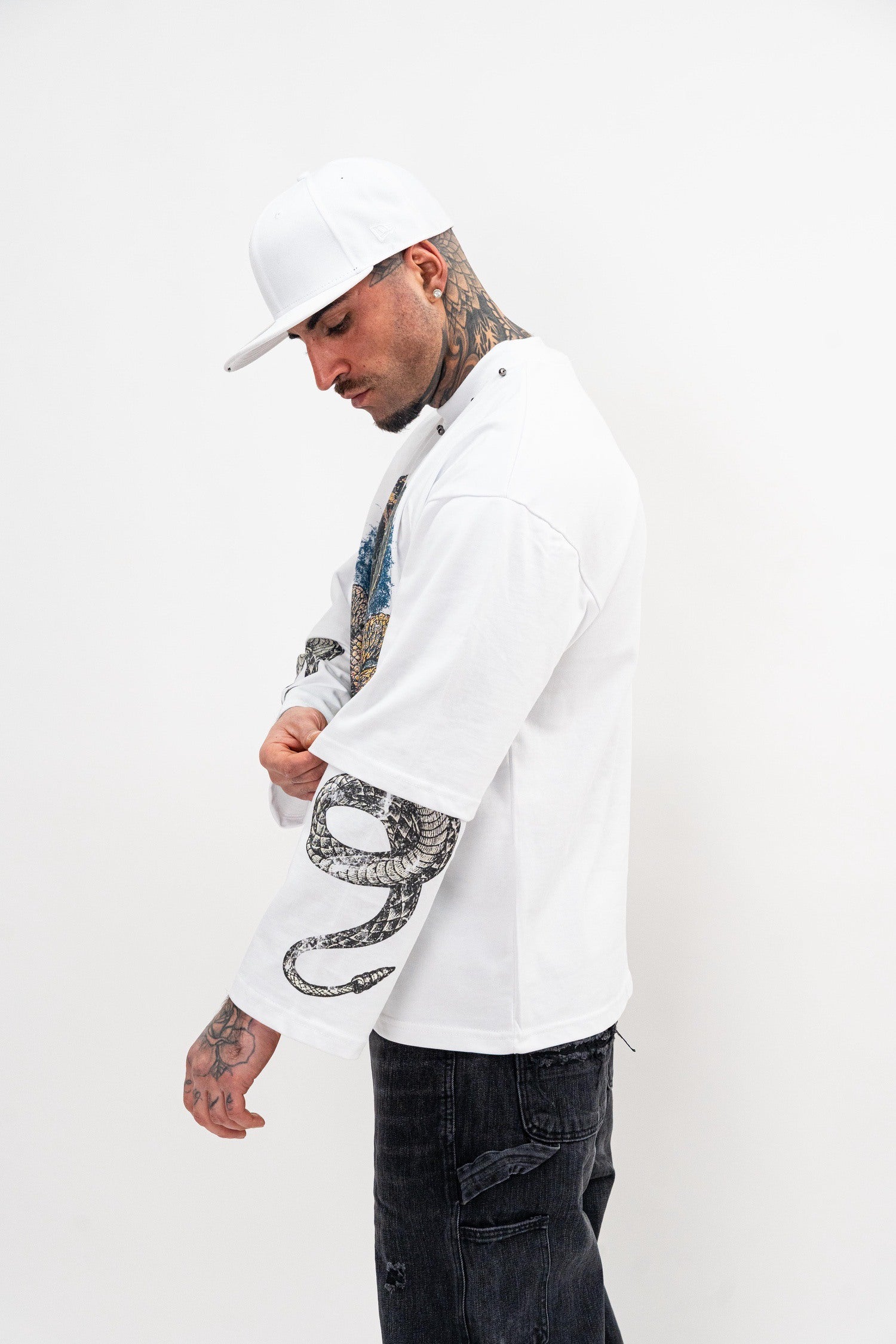 Double Sleeve Snake Bianca - High Drip Studios