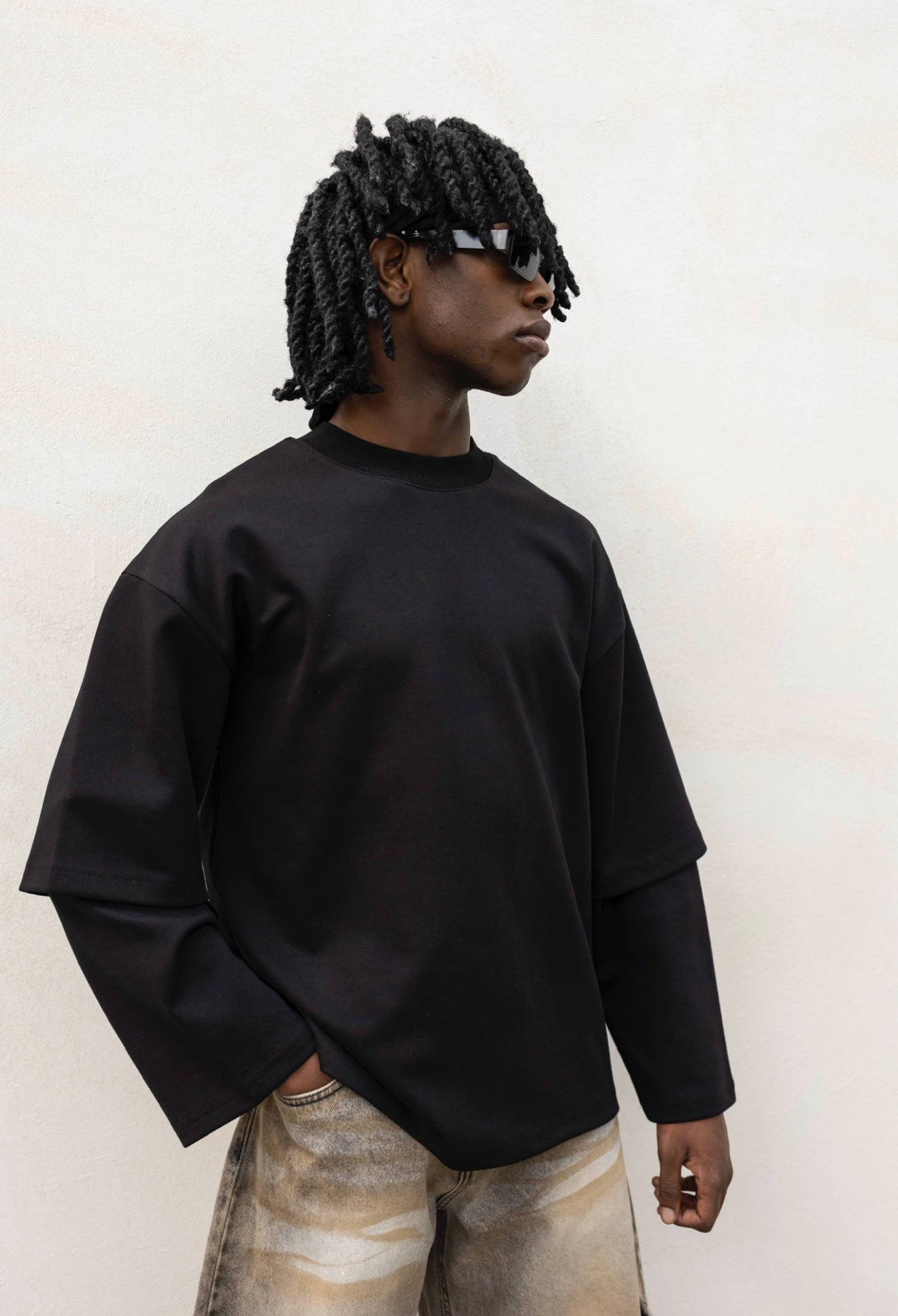 Double Sleeve Nero - High Drip Studios