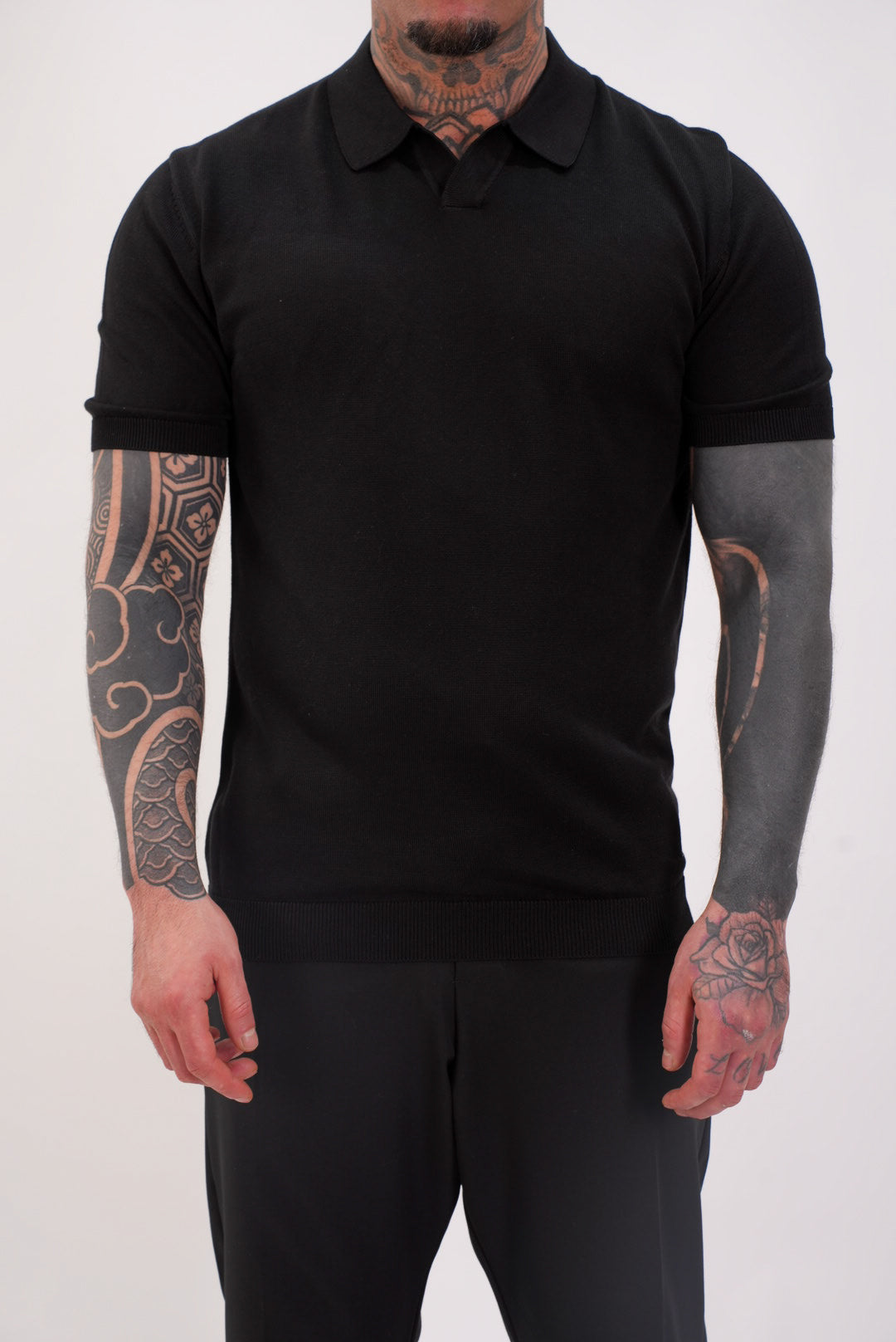 Polo Old Money Nera - High Drip Studios