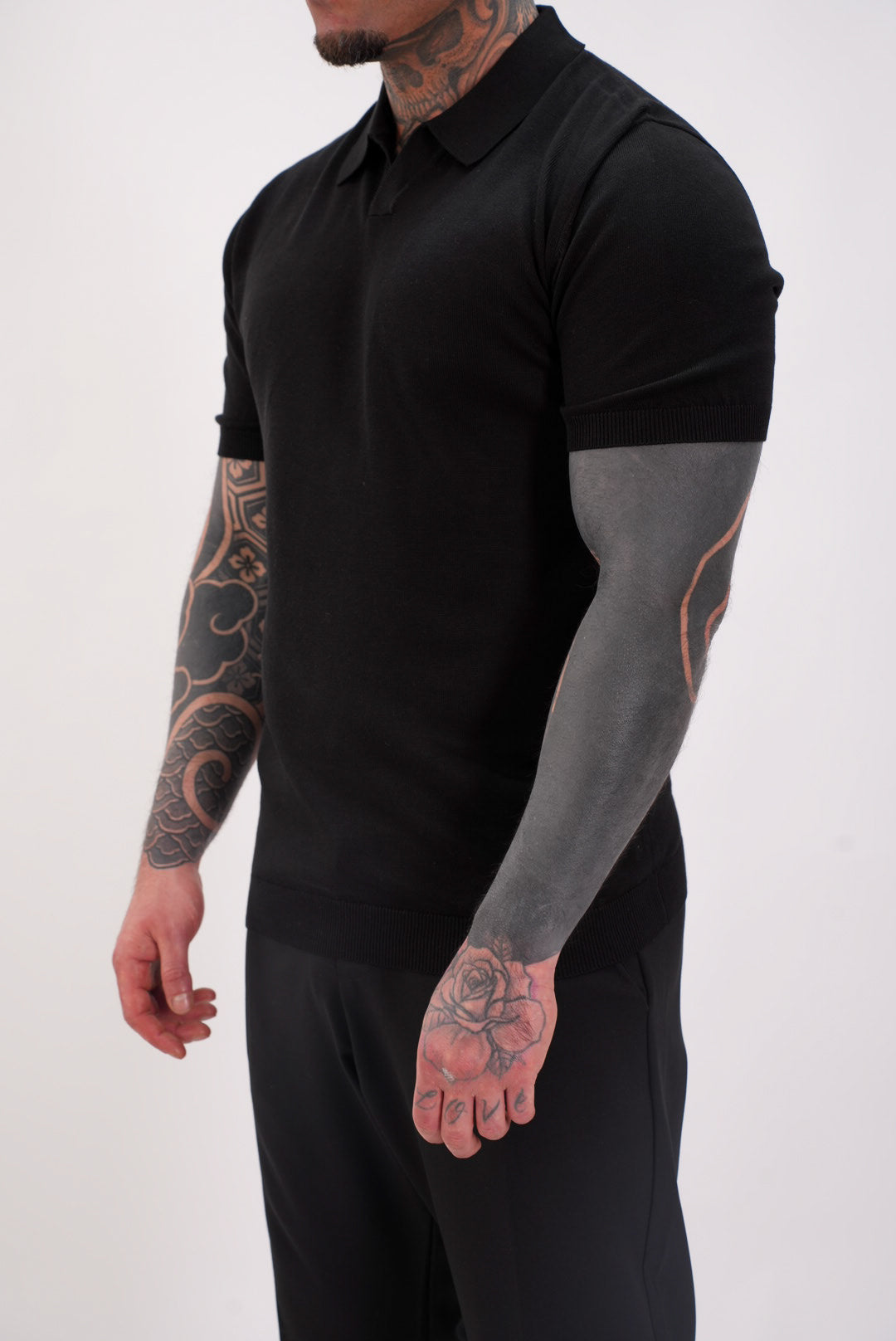 Polo Old Money Nera - High Drip Studios