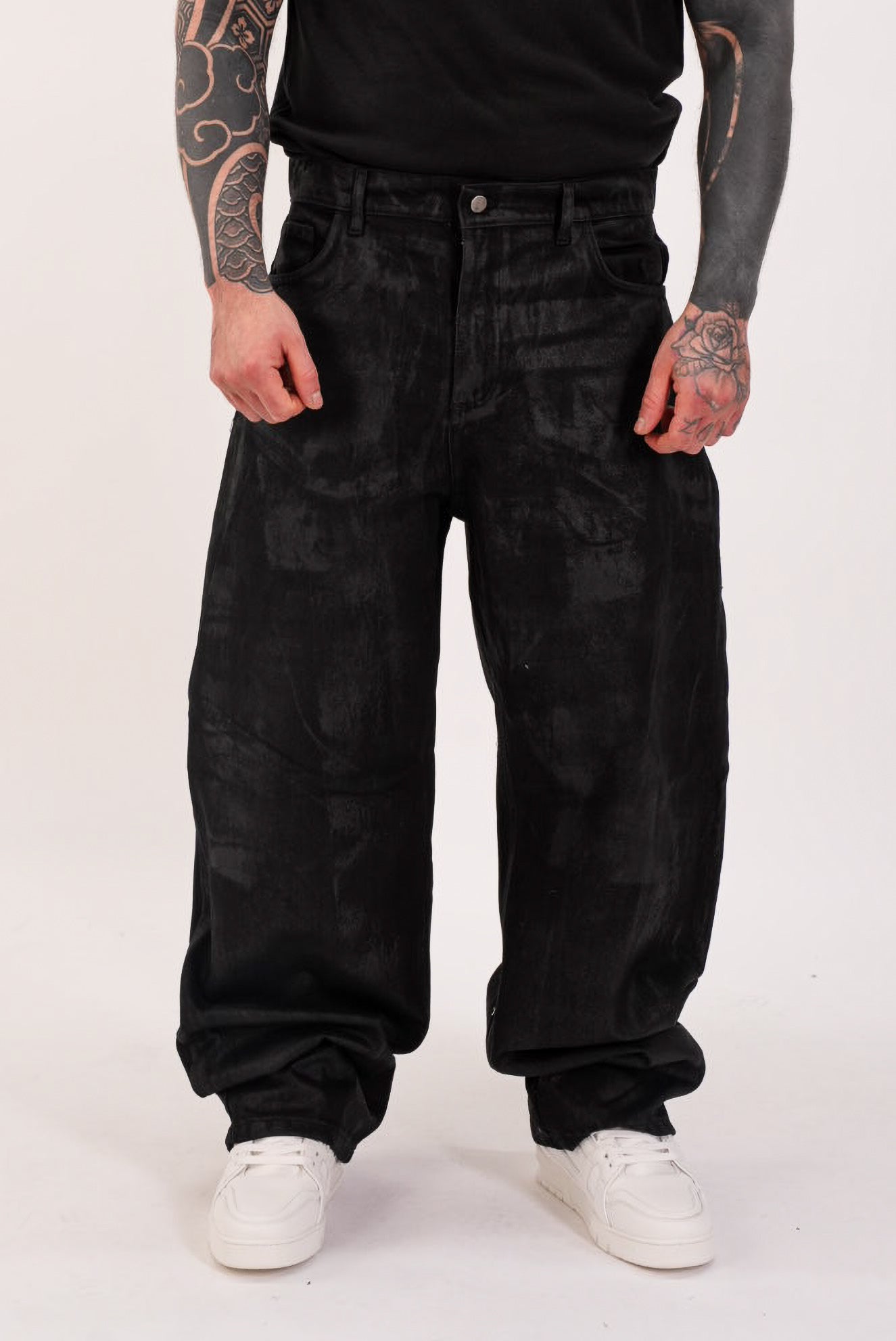 Jeans Spalmato Cerato - High Drip Studios
