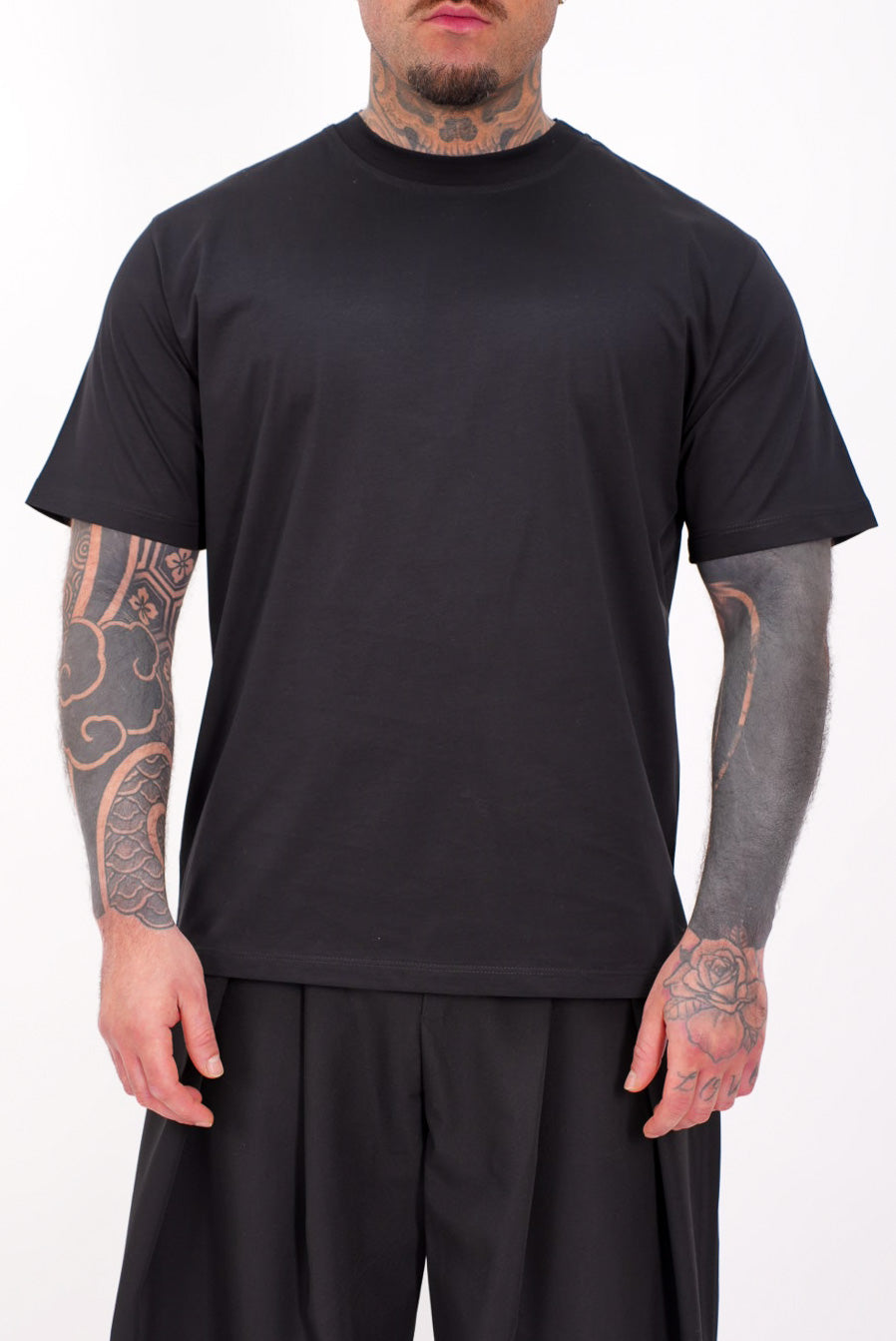 T-Shirt Filo di Scozia Nero