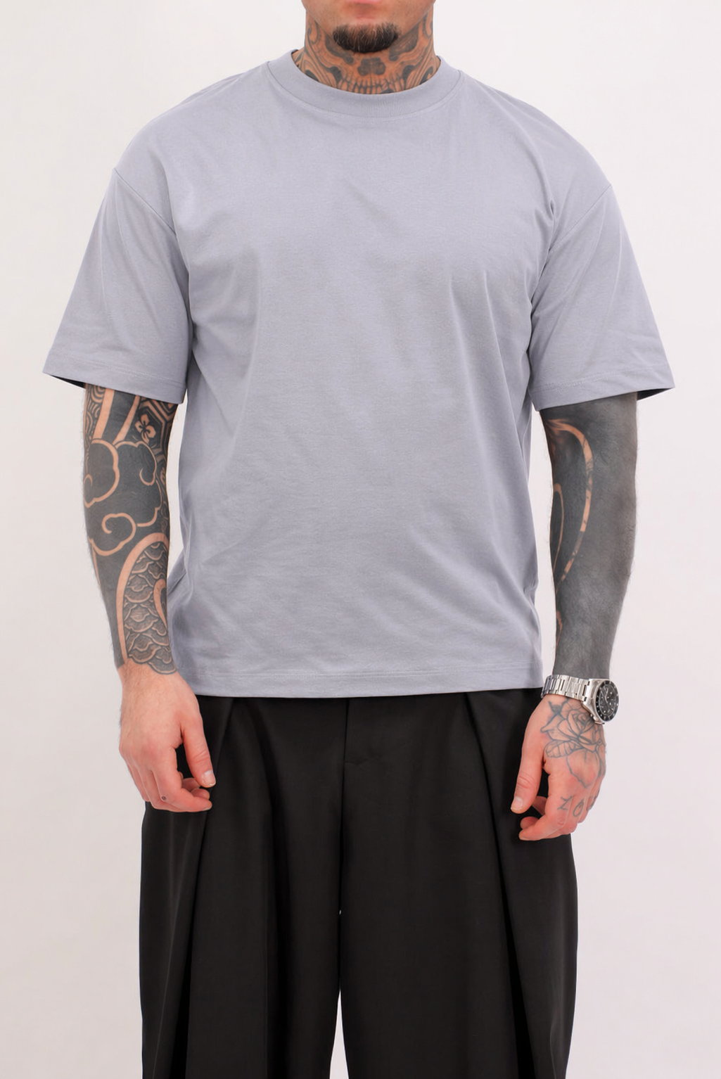 T-Shirt Essential Grigia - High Drip Studios