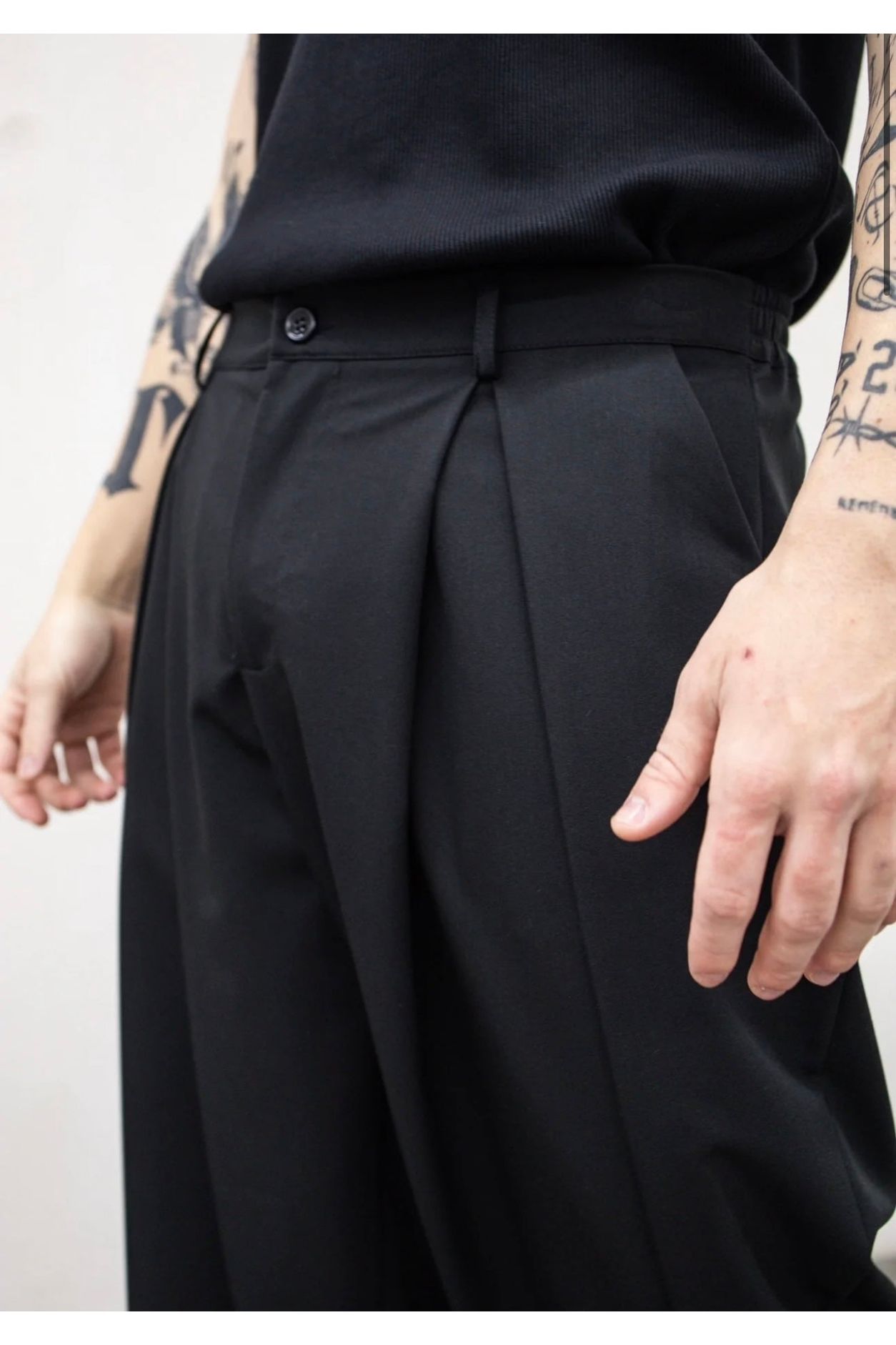Pantalone Pences Nero - High Drip Studios