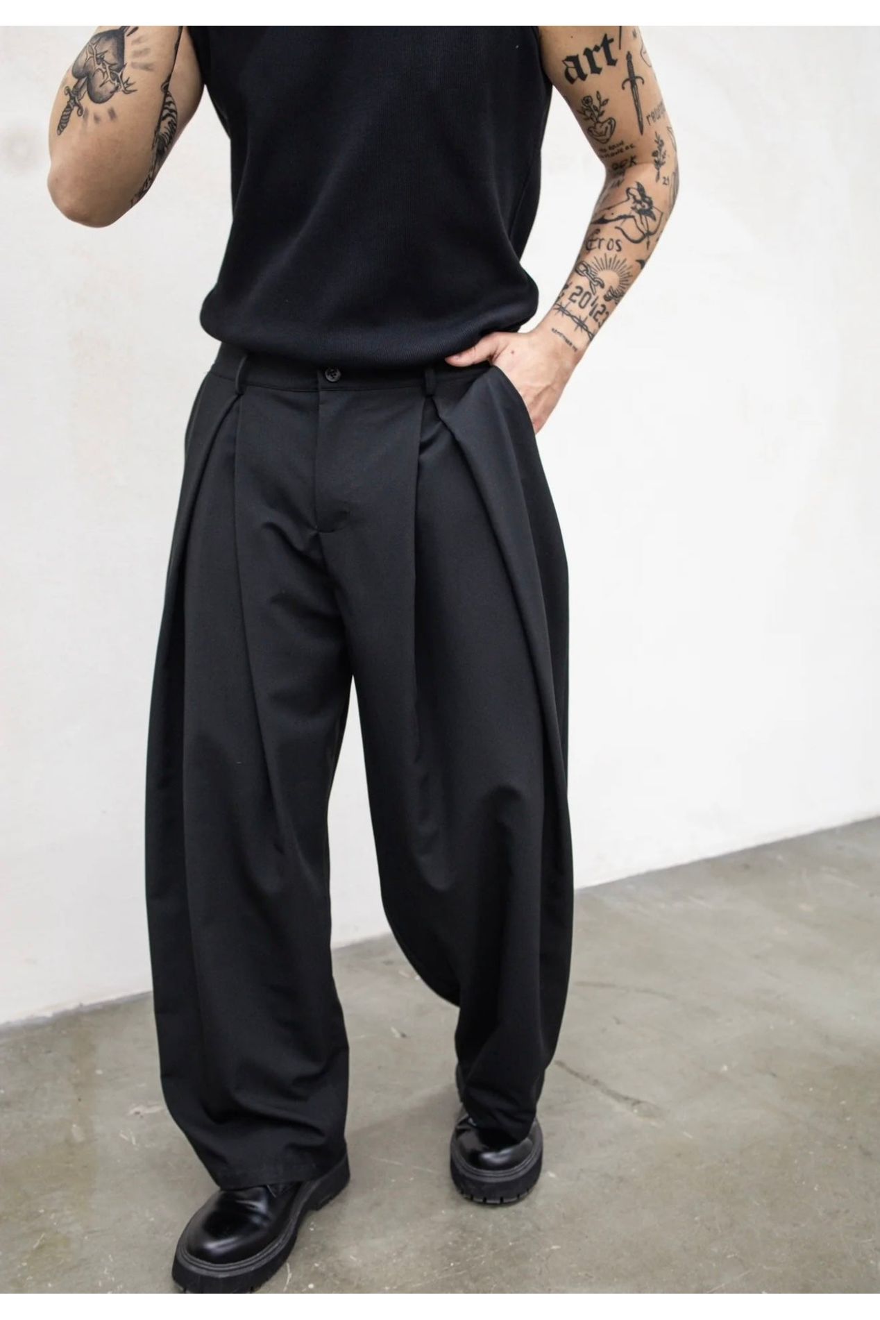 Pantalone Pences Nero - High Drip Studios