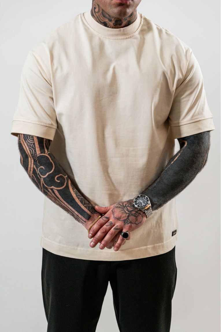 T-Shirt Compact Beige - High Drip Studios