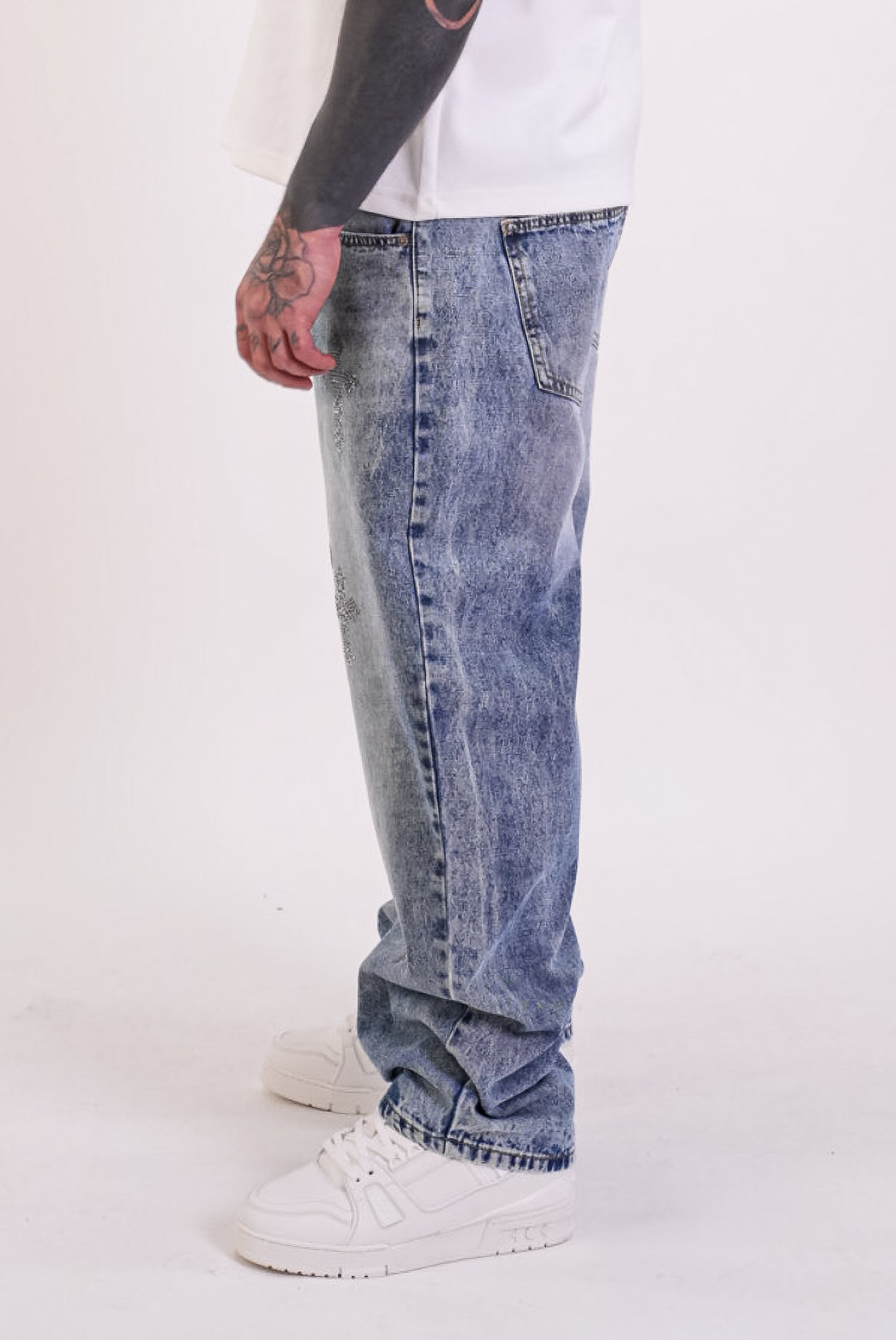 Denim Cross - High Drip Studios