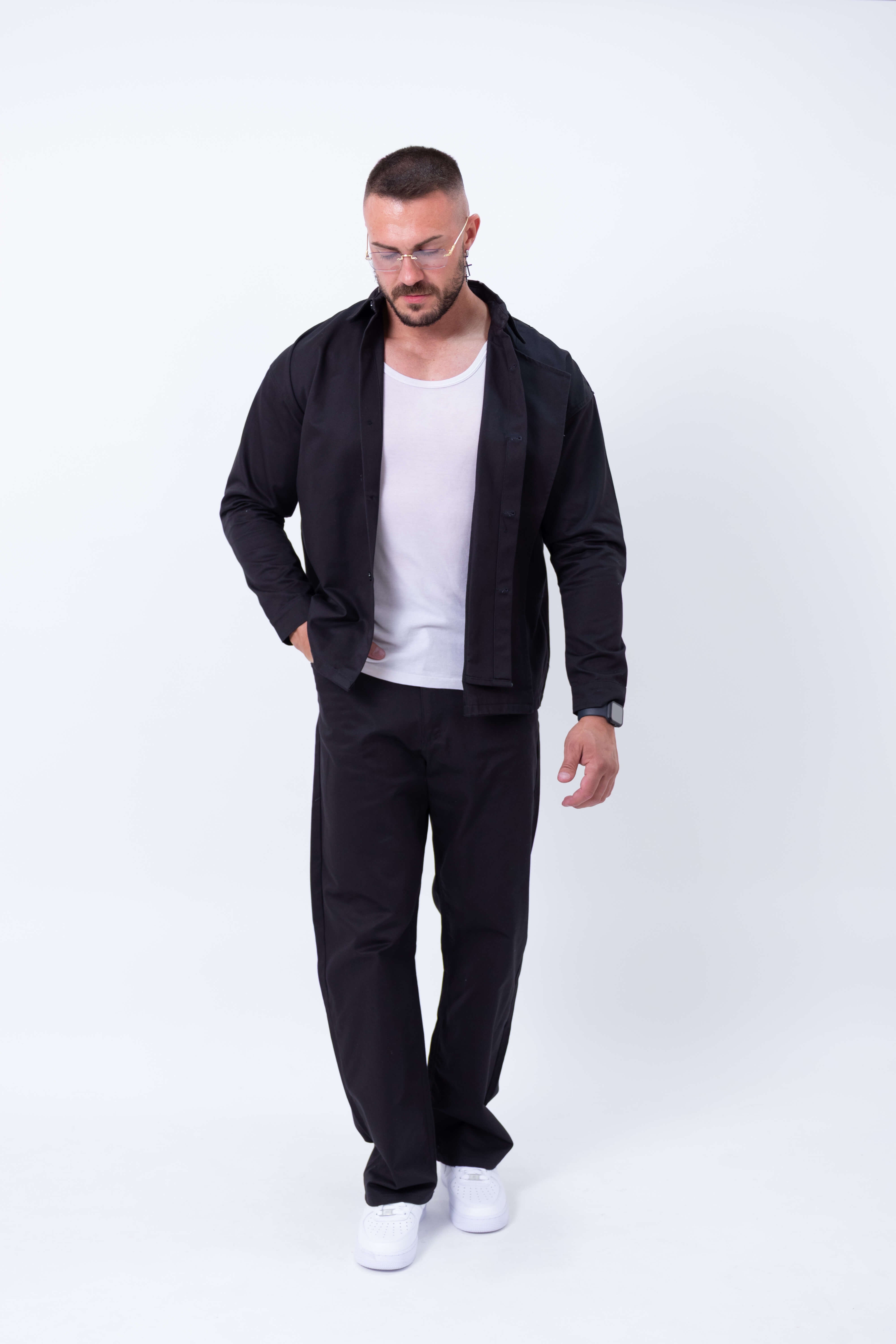 Coordinato Doppiopetto Nero - High Drip Studios