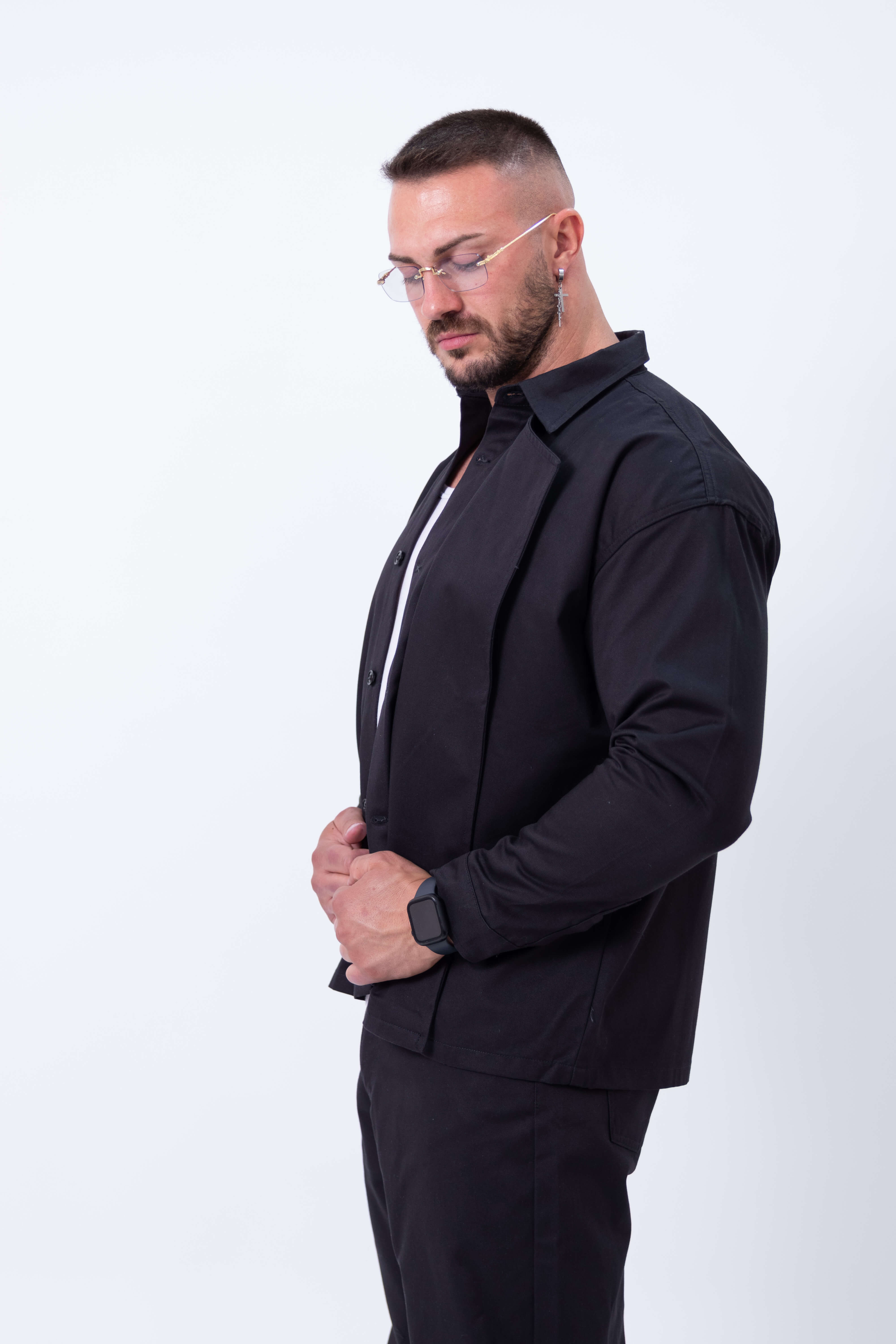 Coordinato Doppiopetto Nero - High Drip Studios