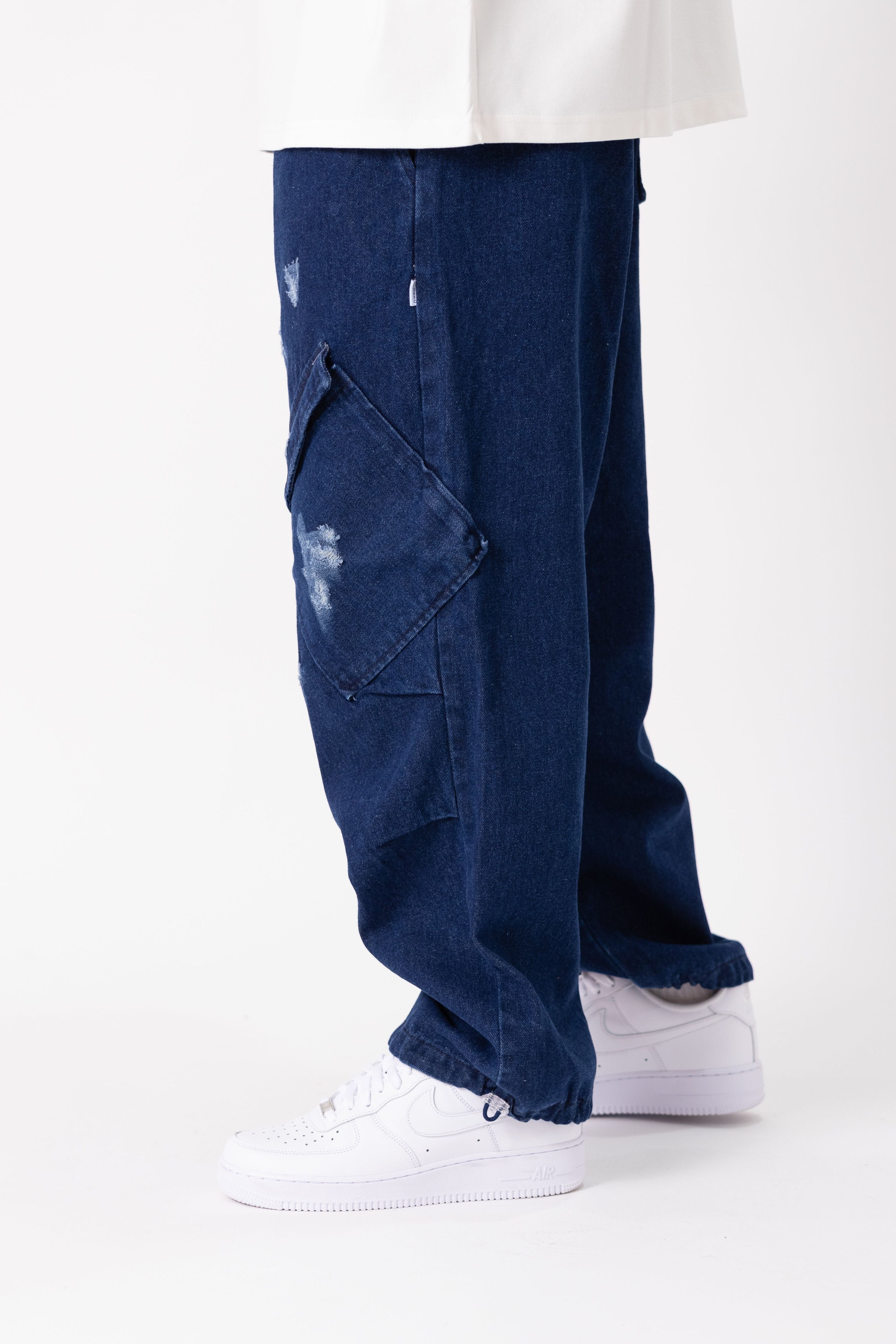Cargo Regolabile Jeans - High Drip Studios