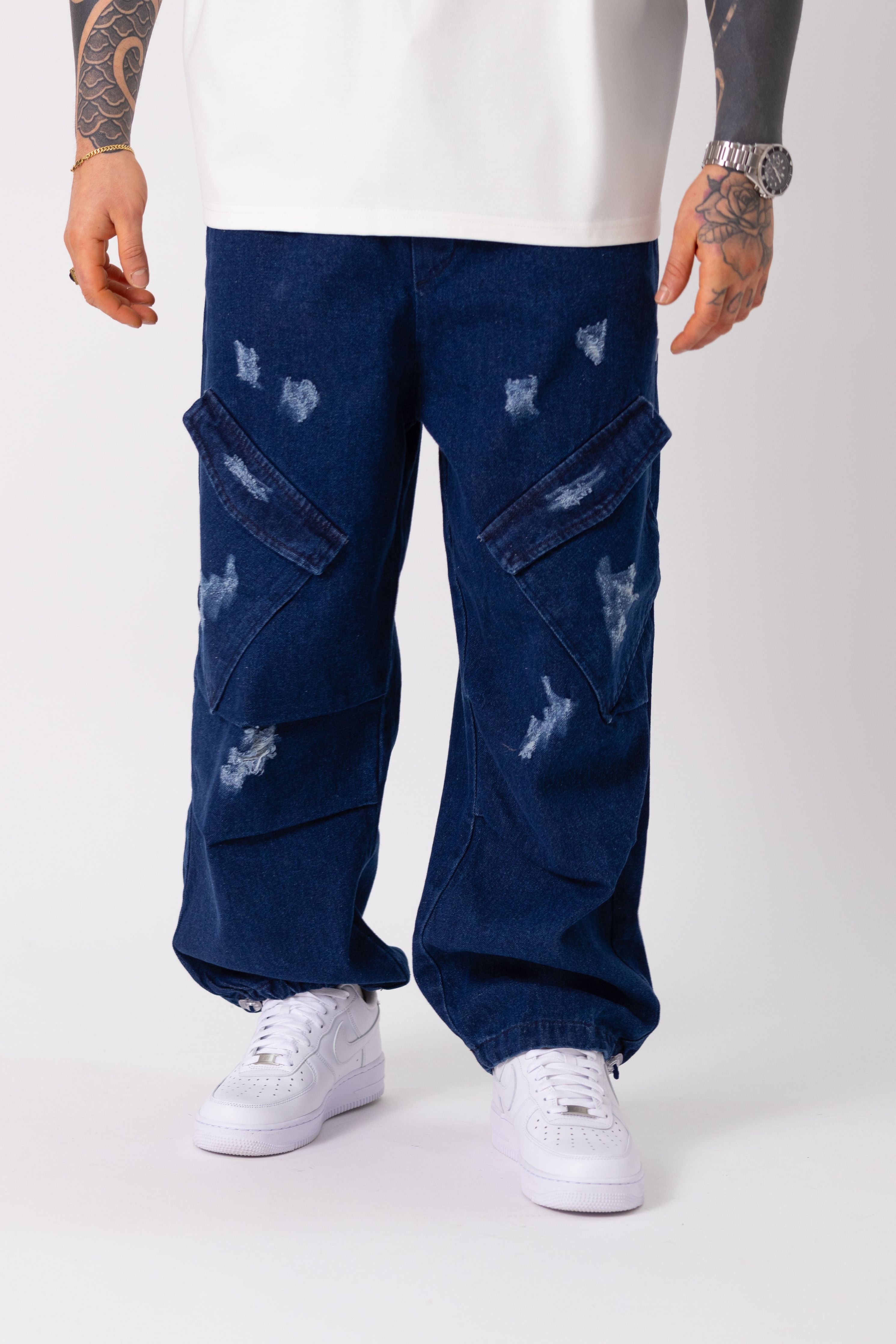 Cargo Regolabile Jeans - High Drip Studios