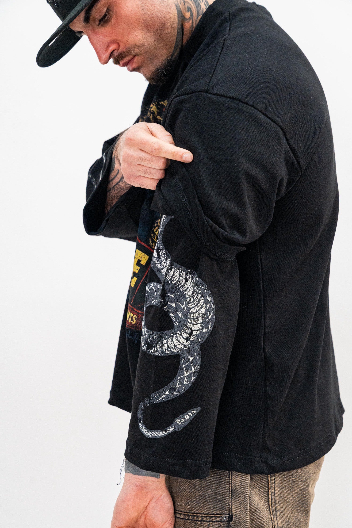 Double Sleeve Snake Nera - High Drip Studios