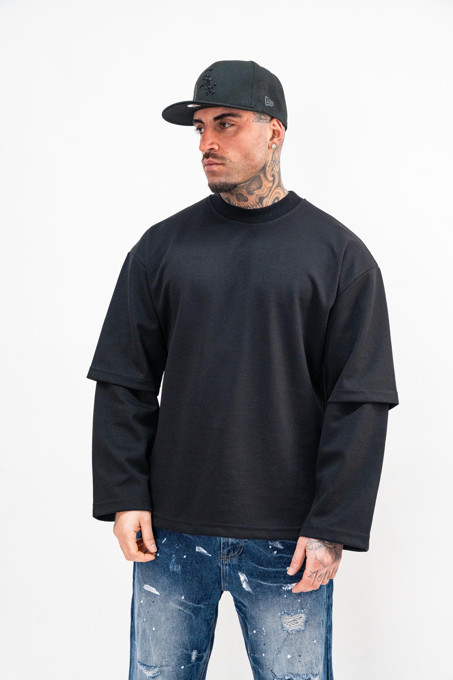 Double Sleeve Nero - High Drip Studios