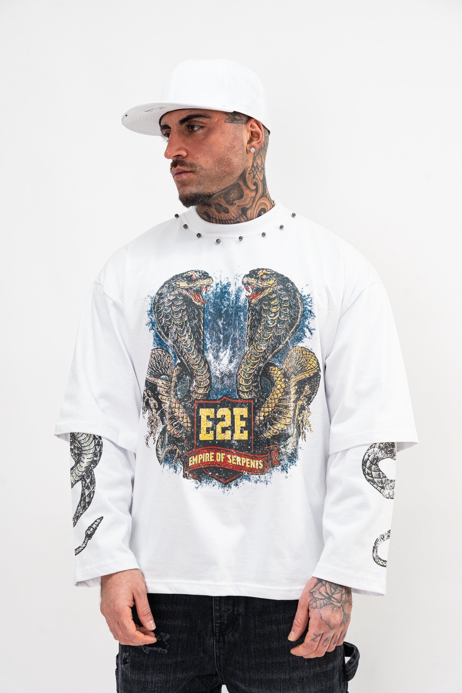 Double Sleeve Snake Bianca - High Drip Studios