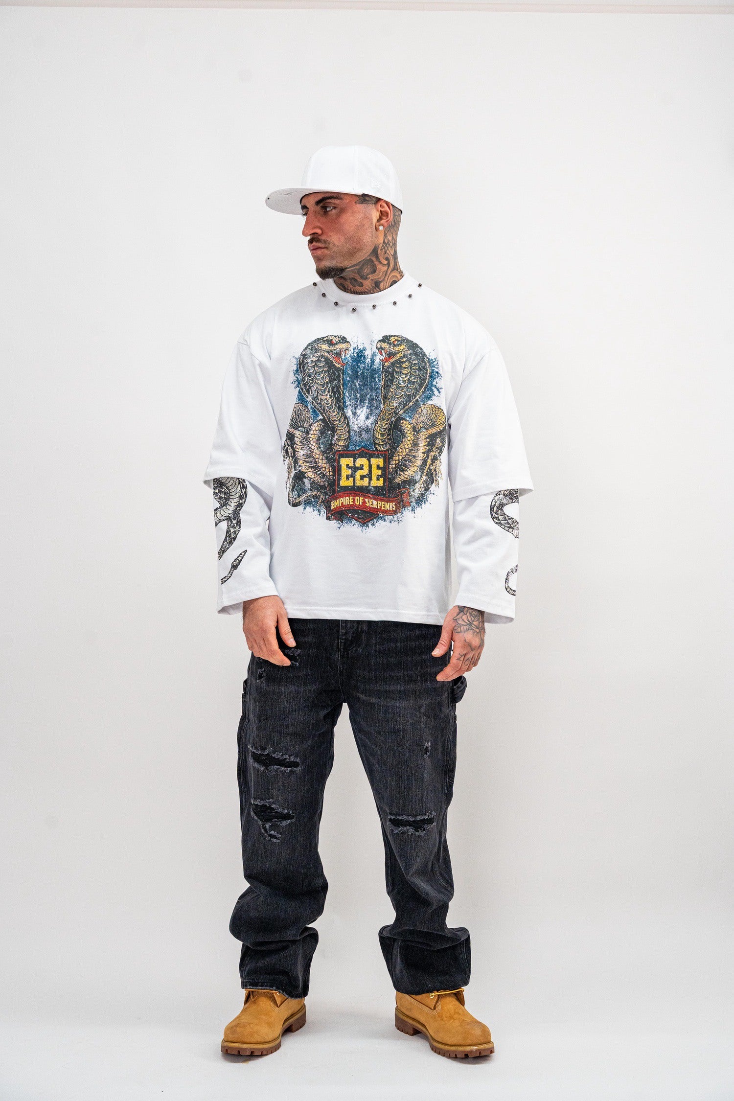 Double Sleeve Snake Bianca - High Drip Studios