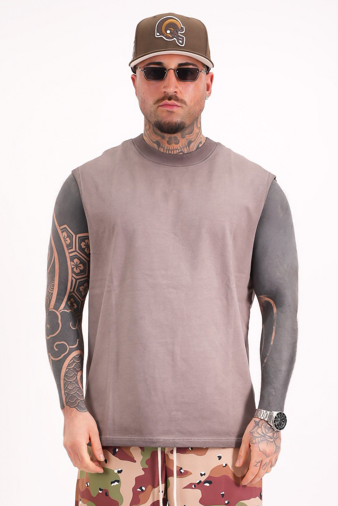 Tee washed Brown
